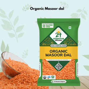 24 Mantra Organic masoor dal 500g